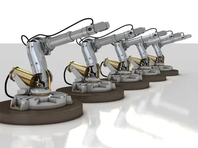 Industrial Bionic Arm 3D model