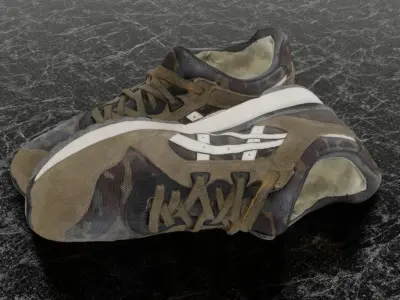 ASICS GEL GT-COOL 3D SHOES Low-poly 3D model