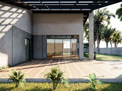 Small house Low-poly 3D model