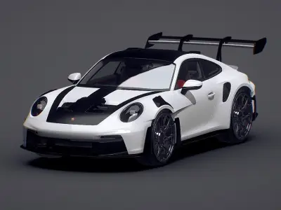 Porsche GT3 RS 3D model by coolme10419