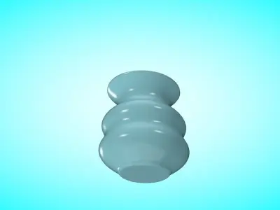 Vase 2 Low-poly 3D model