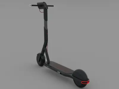 Scooter  V2 Low-poly 3D model