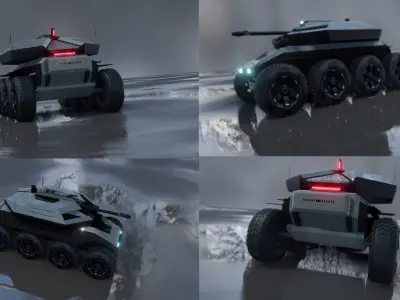 Tank Concept Design ST 2022 3D model