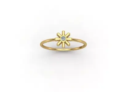 gold ring pint model 3d stl 3D print model 5