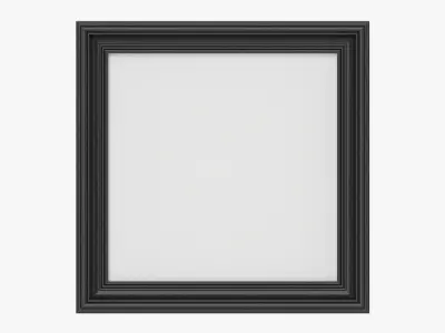Frame square with picture 02 3D model