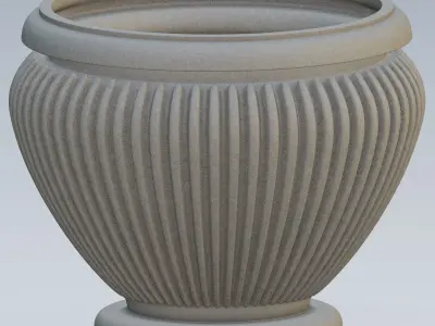 Garden urn planter32 3D model