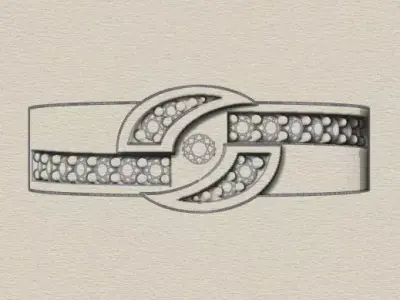 free jewelry ring Free 3D print model get