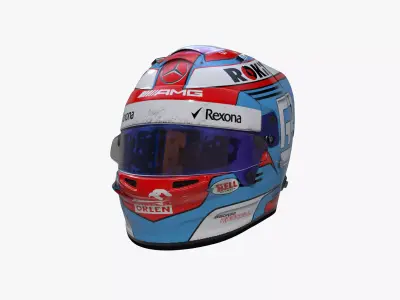 Russell helmet 2019 Low-poly 3D model