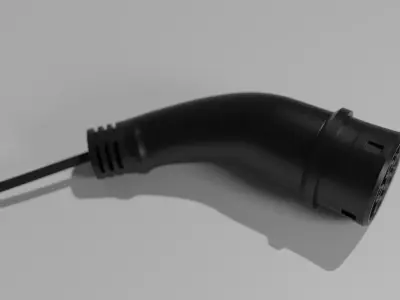 Electric Car Charger 3D model