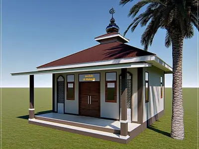 small mosque Free 3D model
