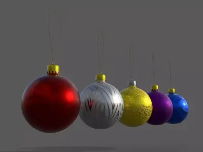Christmas tree decoration 3D model
