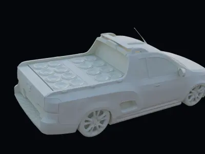 Chevrolet Montana  3D print model