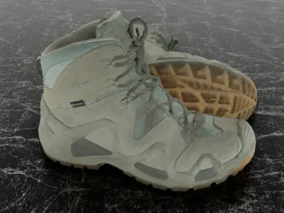 LOWA ZEPHYR GTX MID 3D BOOTS 3D model