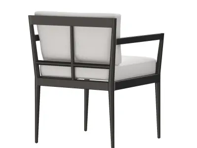 Laurel Dining Armchair 3D model