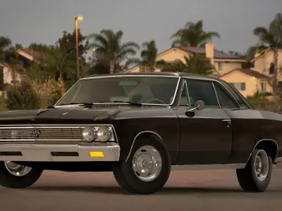 Chevrolet Impala SS 427 Low-poly 3D model