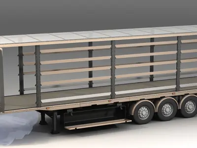 Dosch 3D - Truck Details V3 - Trailer 3D model