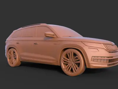 Skoda Kodiaq 2020 3D print model