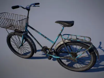 Bicycle Low-poly 3D model by silvertm from CGTrader
