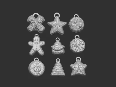 christmas decoration  3D print model purchase