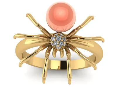 spider ring and pandent 3D print model