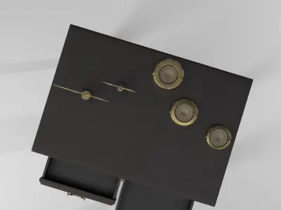 classic-drawer chest of drawers 3D model