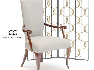 Christopher Guy Grace Dining Set 3D model