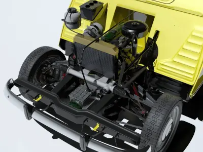 Renault R4L 3D model