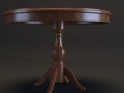 Round Table Free 3D model