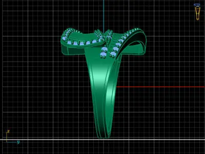Women Ring 3DM Womens Ring 3d models 3D print model 3D print model 42