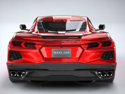 Chevrolet Corvette C8 Stingray CG 2020 3D model