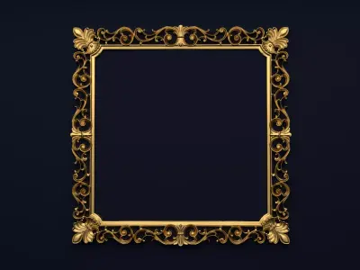 Frame mirror 3D model 10 3D model