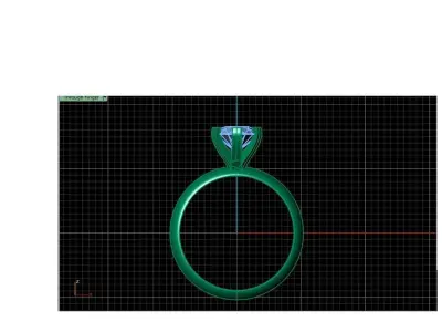 engagement ring  3D print model