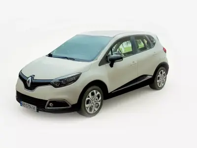 Renault Captur 2015 Low-poly 3D model