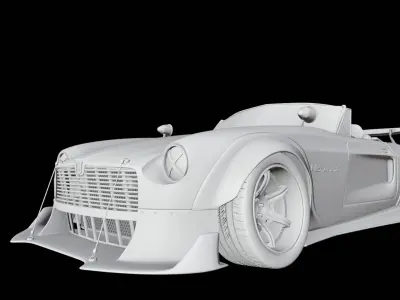 MG Cabrio Widebody Tuning version 3D model