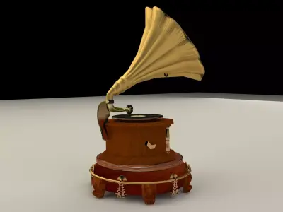 Gramophoto gramophone 3D model