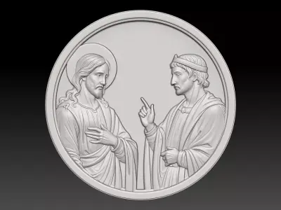 14 Stations of the Cross 3D print model