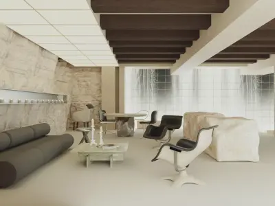 apartment scene 3D model