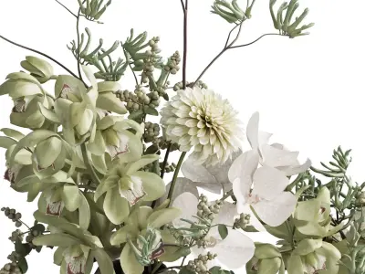 Flower In Vase 125 3D model