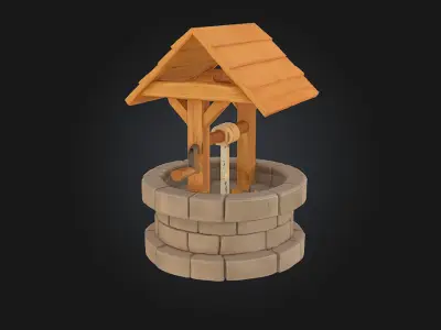 Wishing Well Model 3D model