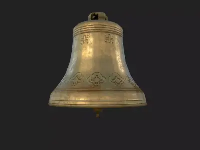 Church Bell Low-poly 3D model purchase