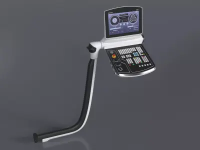 Program Console for DMU 200 Gantry CNC Machine 3D model