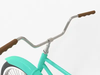 Retro Bike 3D model