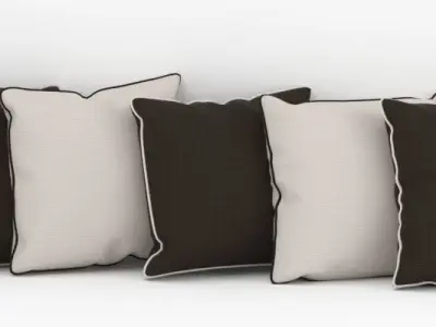 Pillows 02 3D model