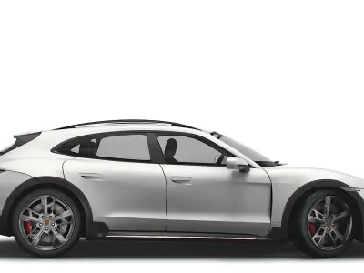 Porsche Taycan Turbo S Cross Turismo 2022 3D model