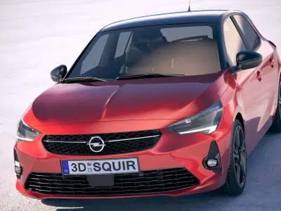 Opel Corsa 2020 3D model