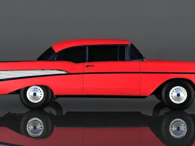 Chevrolet Bel Air Low-poly 3D model