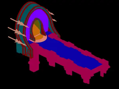 Game Palace - Geonomiya Dongmen 01 3D model
