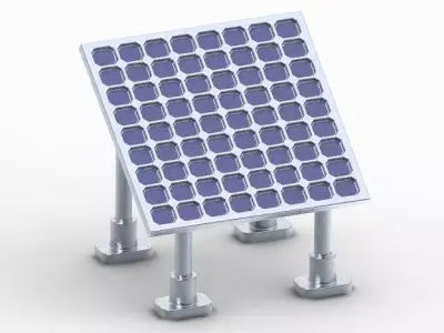 Stylish Solar Panel 3D print model