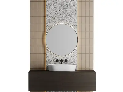 Bathroom Set 012 3D model