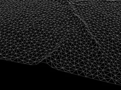 Napkin Cloth collection bar serviette square food kitchen 3D model